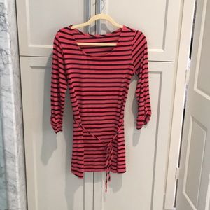 Maternity stripe shirt